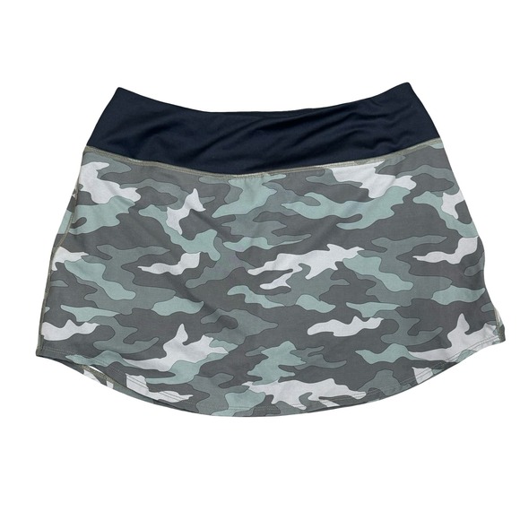 PINK Victoria Secret Athletic Camo Print Activewear Skirt w/ Shorts Under Small - Picture 1 of 6